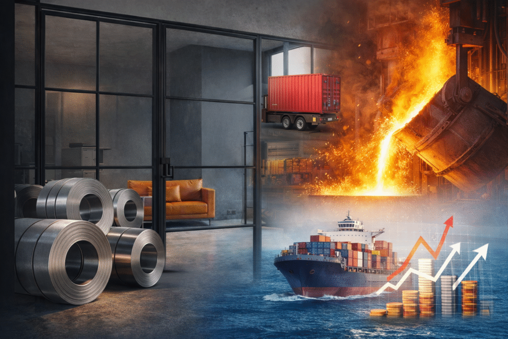 Industrieentwicklung von Stahlpreisen, Energiepreisen und Logistik als Einflussfaktoren für Lofttüren Preise im Jahr 2026